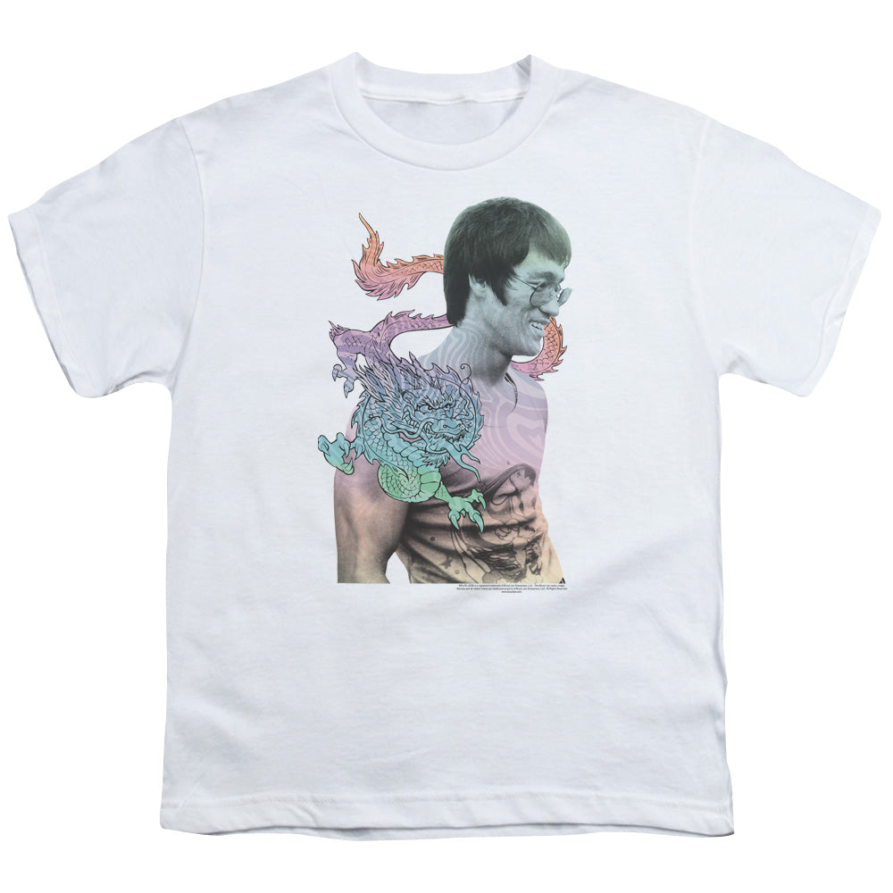 Bruce Lee - A Little Bruce - Short Sleeve Youth 18/1 - White T-shirt