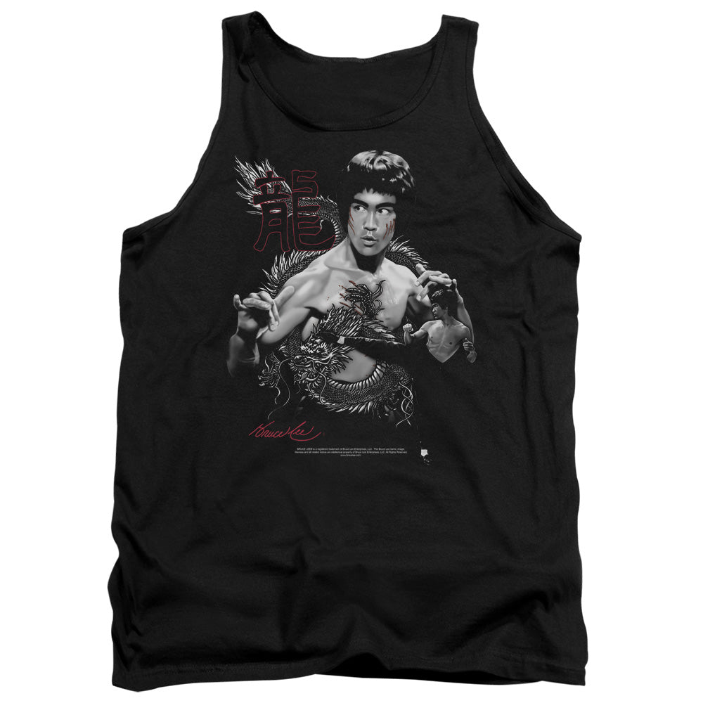 Bruce Lee - The Dragon - Adult Tank - Black
