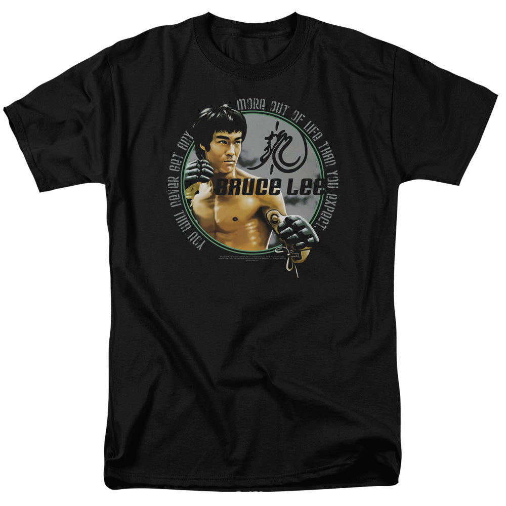 Bruce Lee - Expectations - Short Sleeve Adult 18/1 - Black T-shirt
