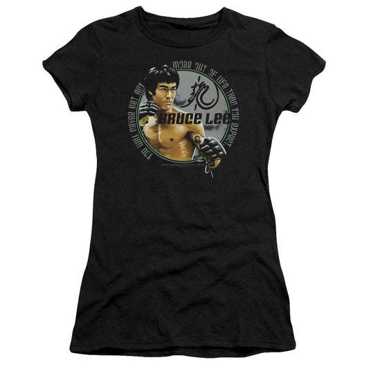 Bruce Lee - Expectations - Short Sleeve Junior Sheer - Black T-shirt