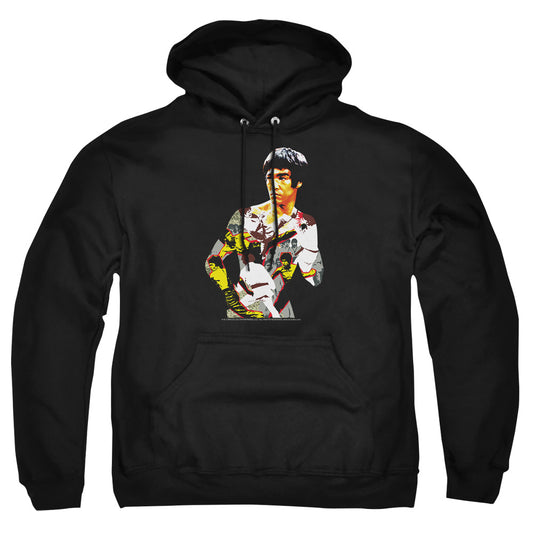 Bruce Lee - Body Of Action - Adult Pull-over Hoodie - Black