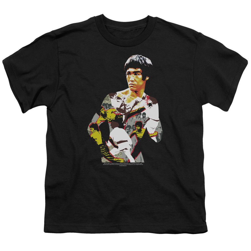 Bruce Lee - Body Of Action - Short Sleeve Youth 18/1 - Black T-shirt