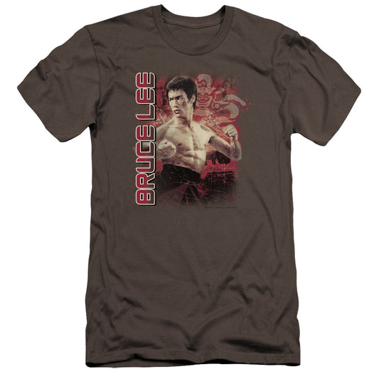 Bruce Lee - Fury-premuim Canvas Adult Slim Fit 30/1 - Charcoal