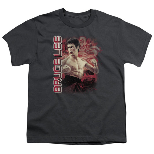 Bruce Lee - Fury - Short Sleeve Youth 18/1 - Charcoal T-shirt