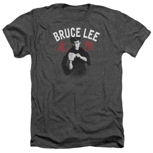 Bruce Lee - Ready - Adult Heather - Charcoal