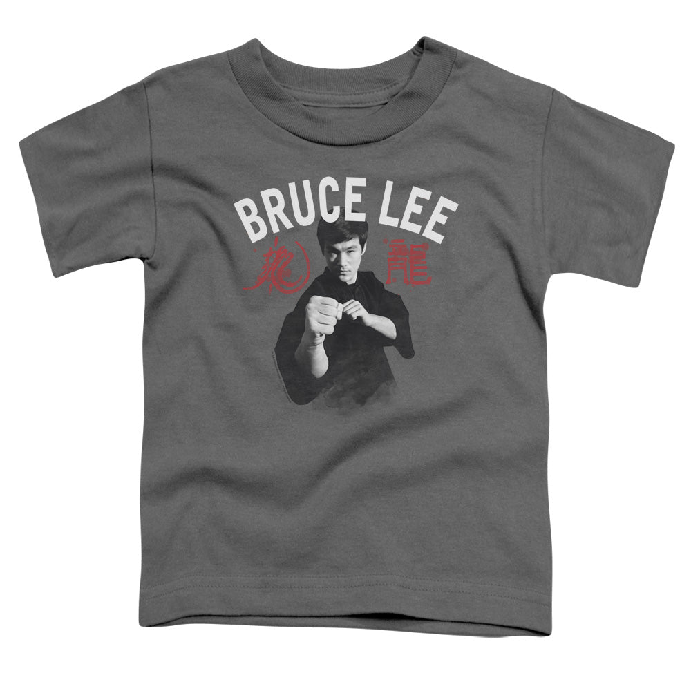 Bruce Lee - Ready - Short Sleeve Toddler Tee - Charcoal T-shirt
