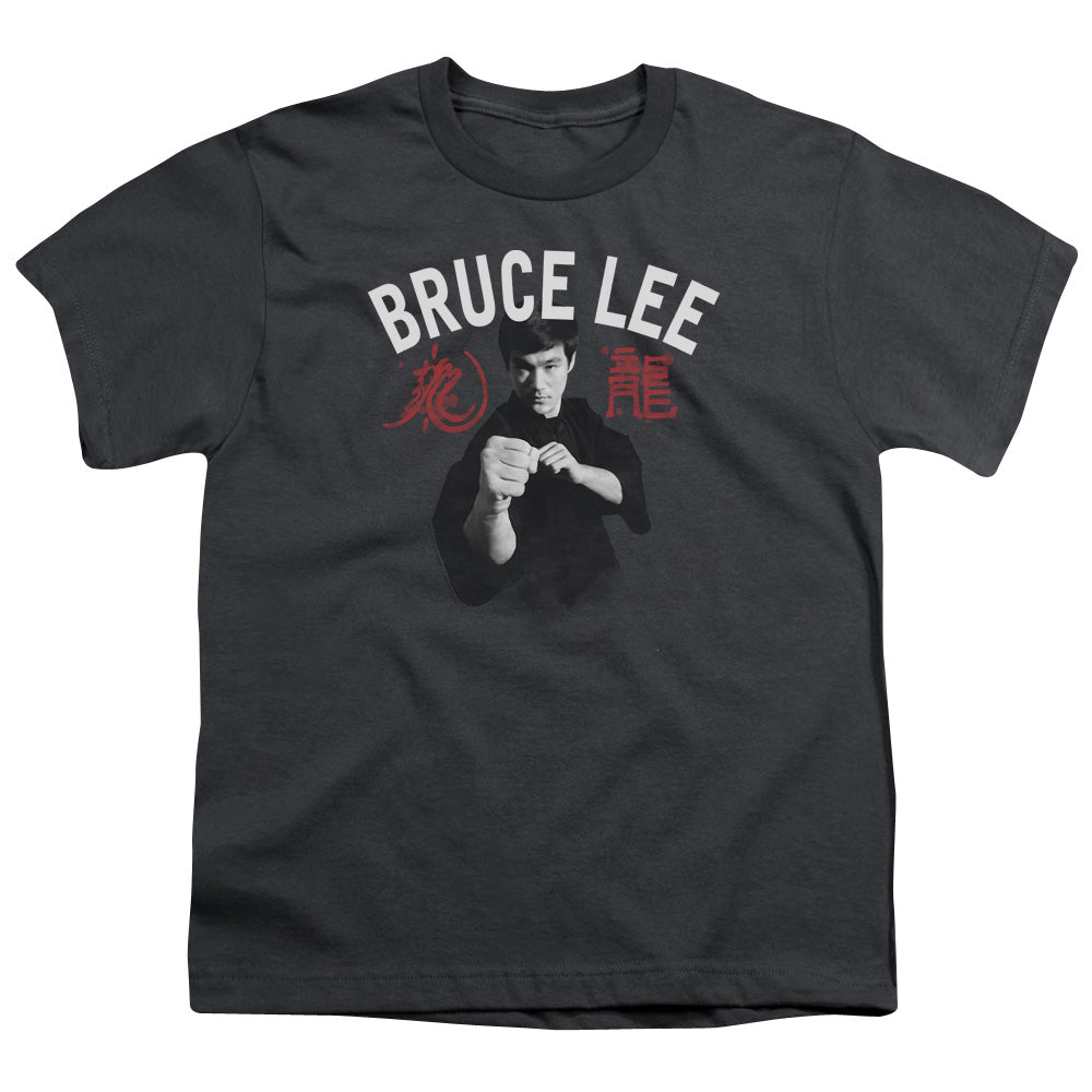 BRUCE LEE READY - S/S YOUTH 18/1 - CHARCOAL T-Shirt