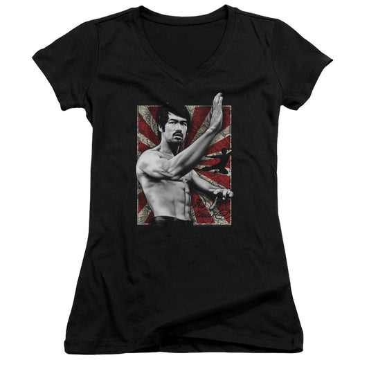 Bruce Lee Concentrate - Junior V-neck - Black