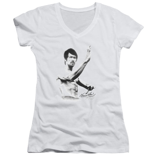 Bruce Lee - Serenity - Junior V-neck - White