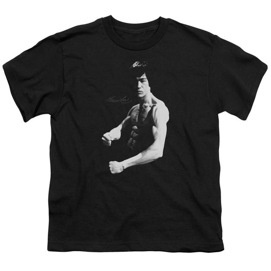 Bruce Lee - Stance - Short Sleeve Youth 18/1 - Black T-shirt