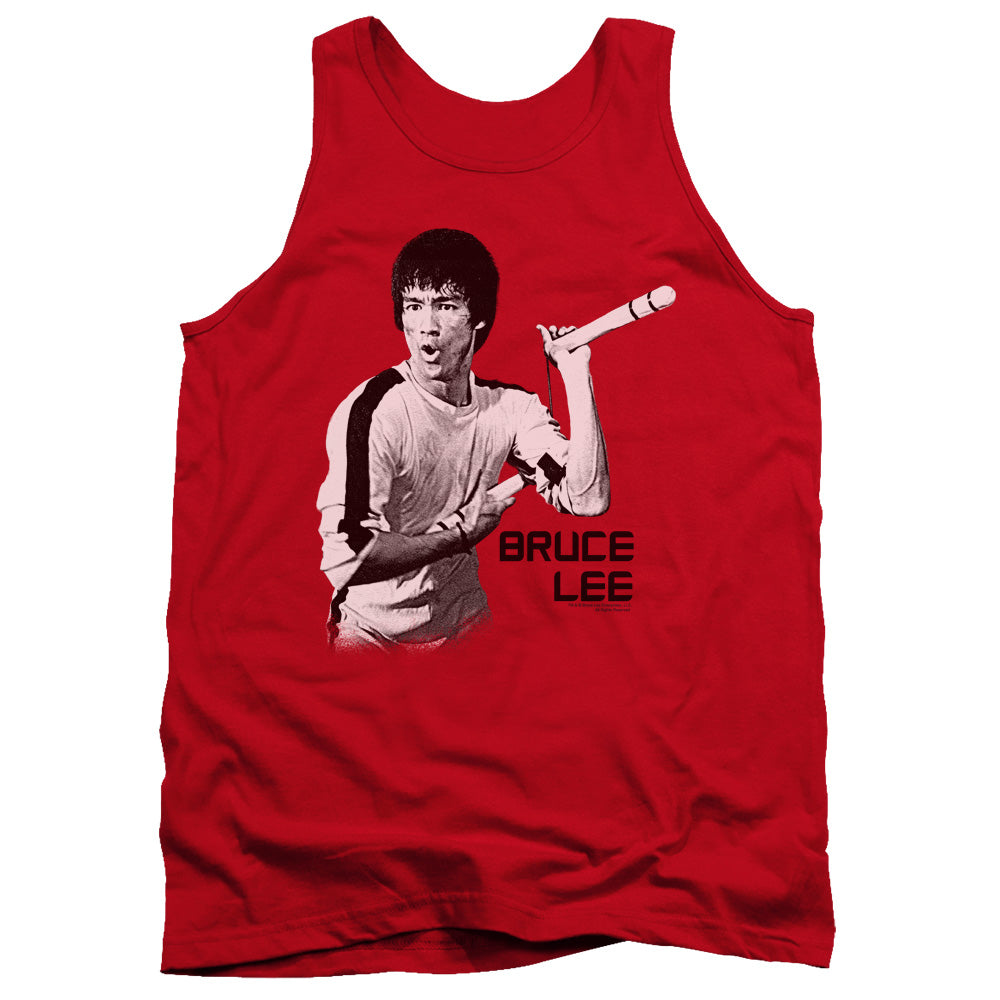 Bruce Lee - Nunchucks - Adult Tank - Red