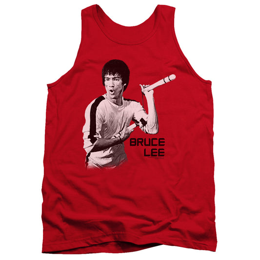Bruce Lee - Nunchucks - Adult Tank - Red