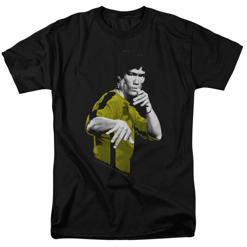Bruce Lee - Suit Of Death - Short Sleeve Adult 18/1 - Black T-shirt