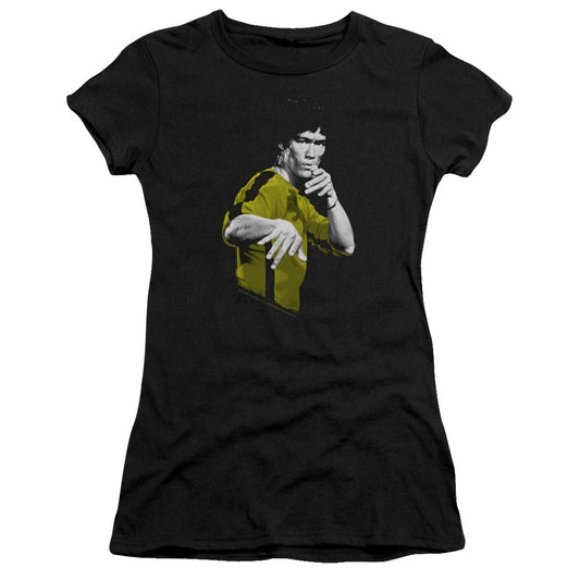 Bruce Lee - Suit Of Death - Short Sleeve Junior Sheer - Black T-shirt