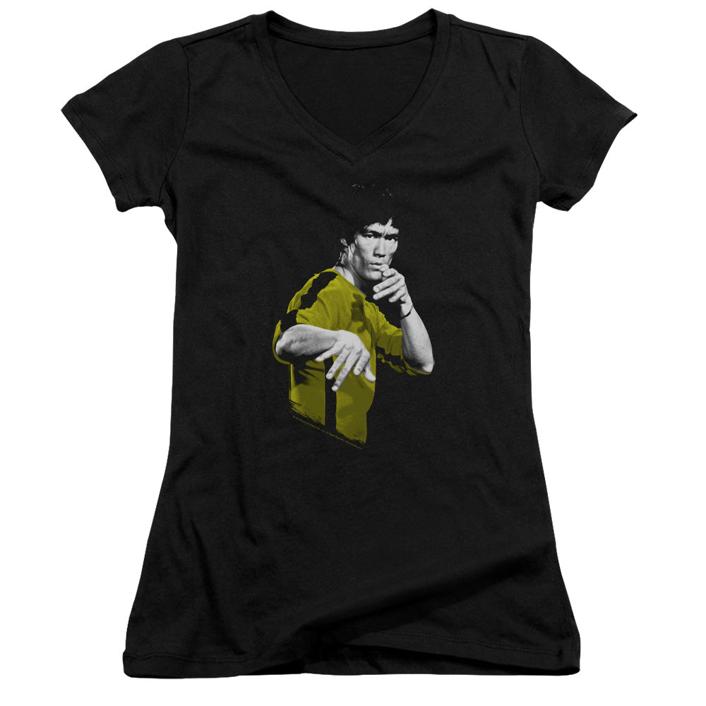 Bruce Lee - Suit Of Death - Junior V-neck - Black