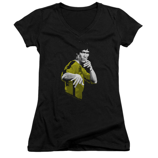 Bruce Lee - Suit Of Death - Junior V-neck - Black