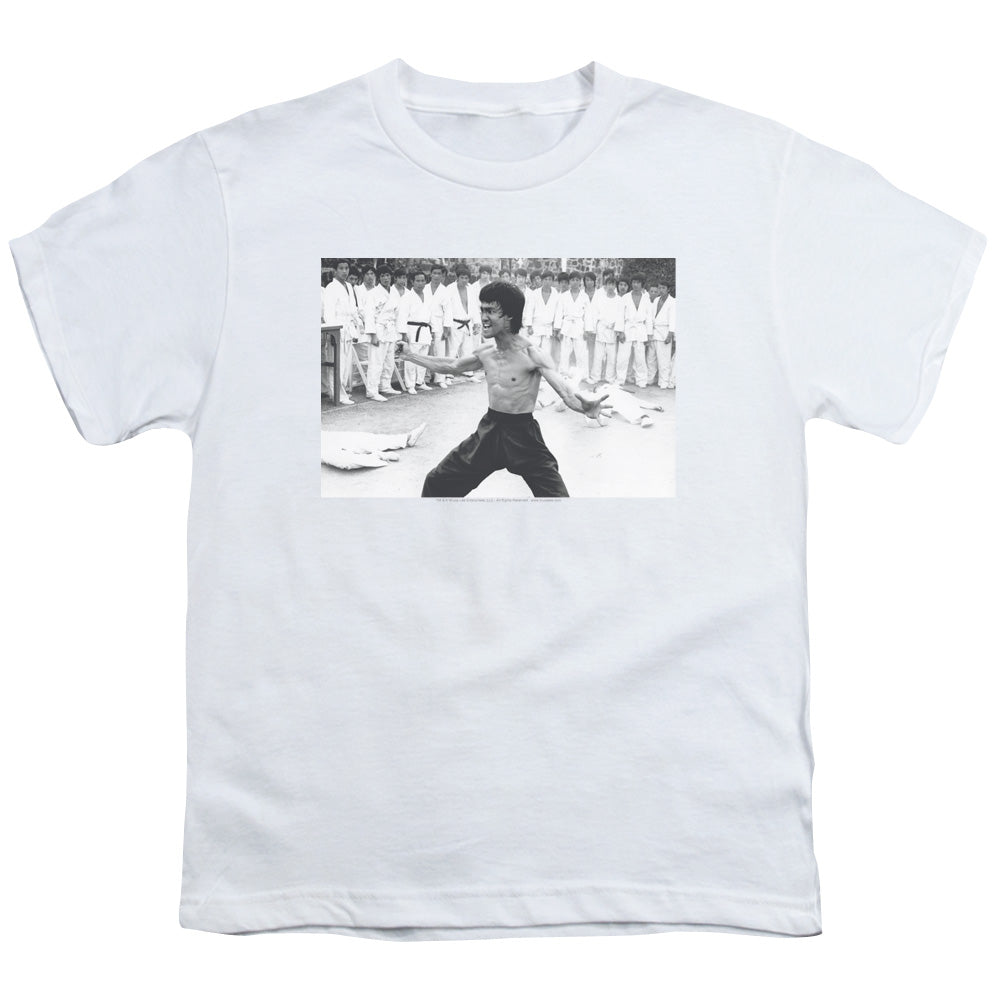 Bruce Lee - Triumphant - Short Sleeve Youth 18/1 - White T-shirt
