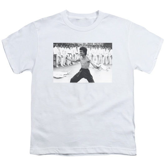 Bruce Lee - Triumphant - Short Sleeve Youth 18/1 - White T-shirt