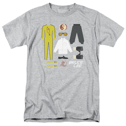 Bruce Lee - Lee Gift Set - Short Sleeve Adult 18/1 - Athletic Heather T-shirt