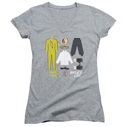 Bruce Lee - Lee Gift Set-junior V-neck - Athletic Heather