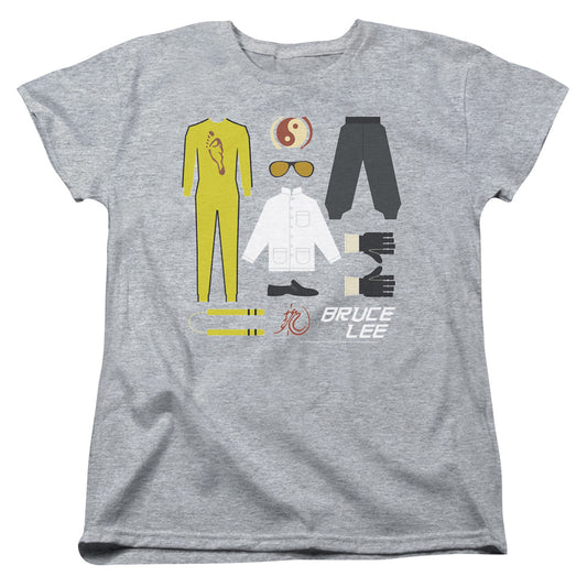 Bruce Lee - Lee Gift Set - Short Sleeve Womens Tee - Athletic Heather T-shirt