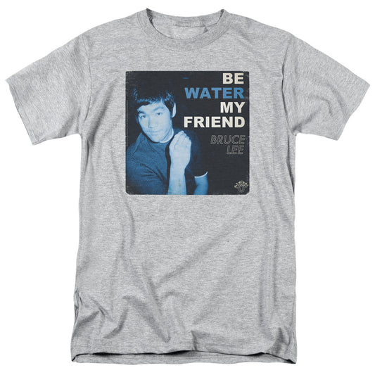 Bruce Lee - Water - Short Sleeve Adult 18/1 - Athletic Heather T-shirt