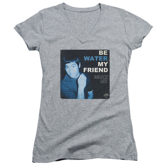Bruce Lee - Water-junior V-neck - Athletic Heather