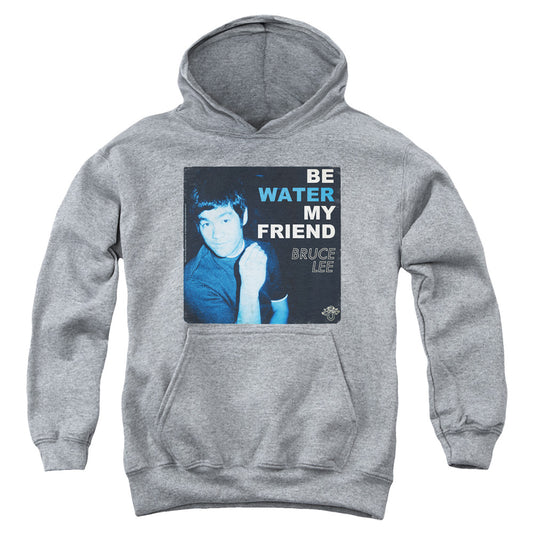 Bruce Lee - Water - Youth Pull-over Hoodie - Heather