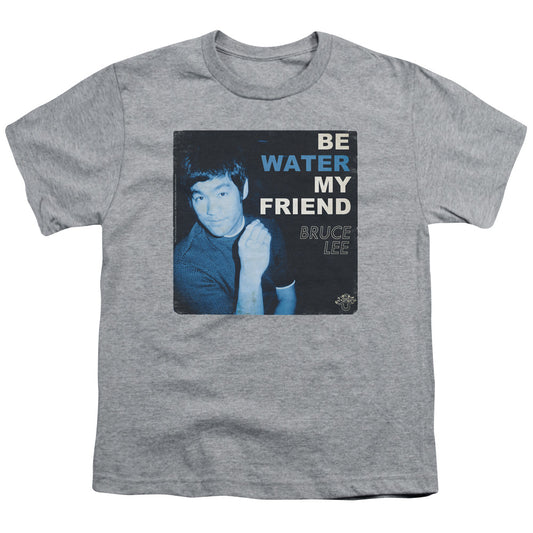 Bruce Lee - Water - Short Sleeve Youth 18/1 - Athletic Heather T-shirt
