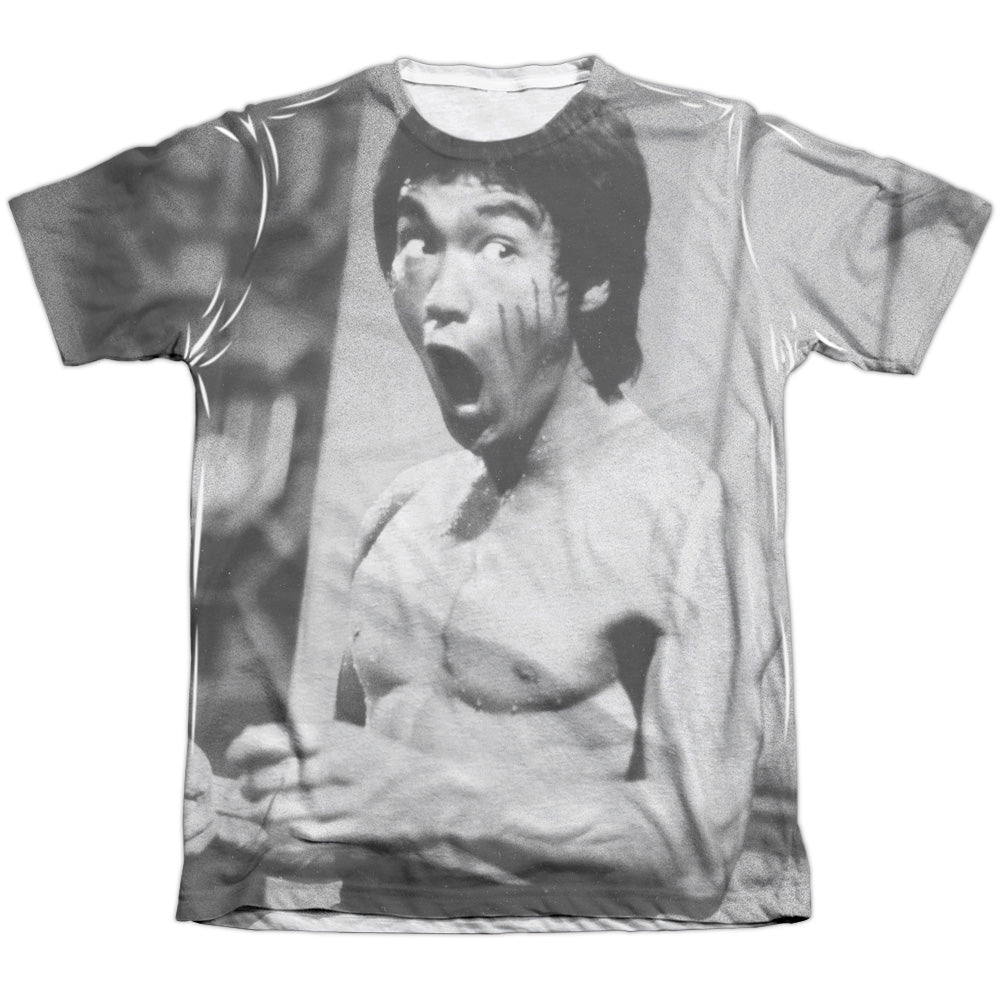 Bruce Lee - Classic Lee - Adult Poly/cotton Short Sleeve Tee - White T-shirt