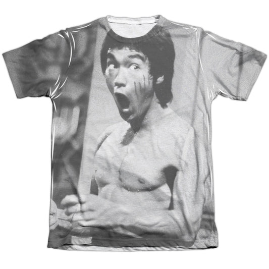 Bruce Lee - Classic Lee - Adult Poly/cotton Short Sleeve Tee - White T-shirt