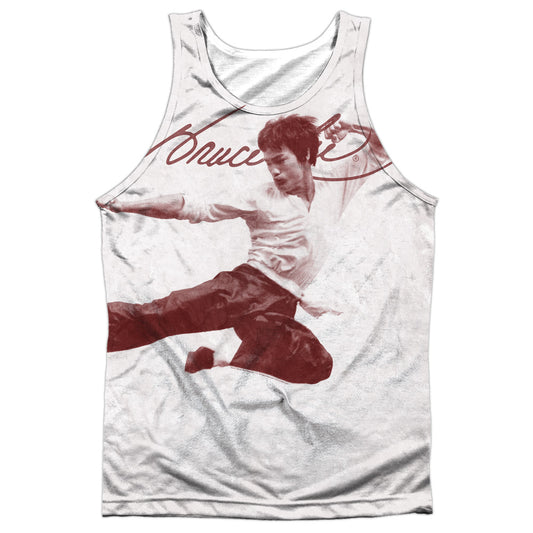 Bruce Lee - Expectations - Adult 100% Poly Tank Top - White