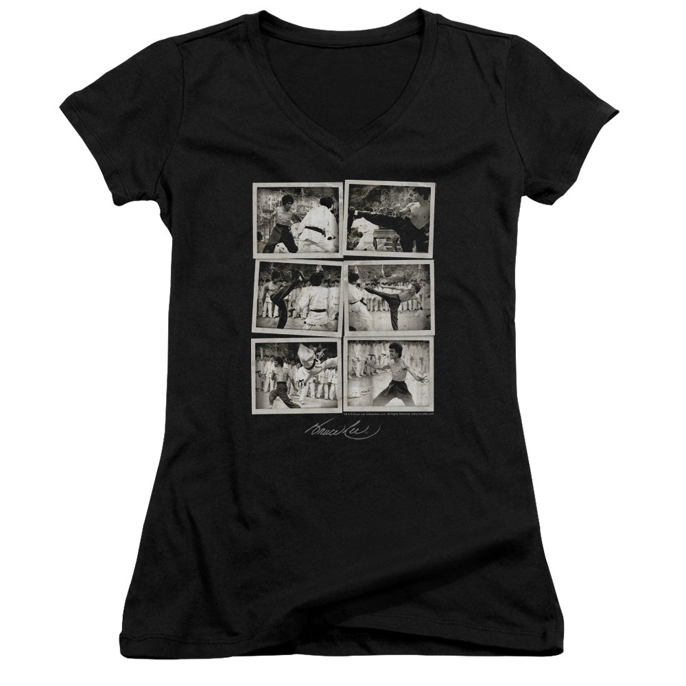 Bruce Lee - Snap Shots-junior V-neck - Black