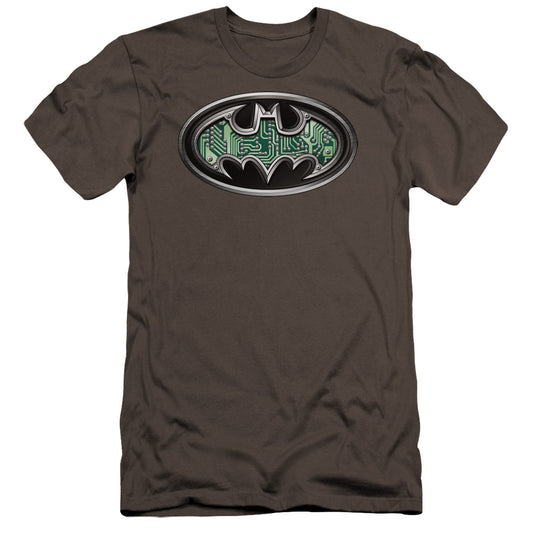 Batman - Circuitry Shield-premuim Canvas Adult Slim Fit 30/1 - Charcoal