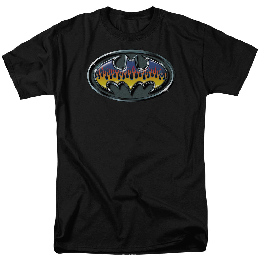 Batman - Hot Rod Shield - Short Sleeve Adult 18/1 - Black T-shirt
