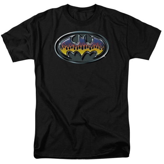 Batman - Hot Rod Shield - Short Sleeve Adult 18/1 - Black T-shirt