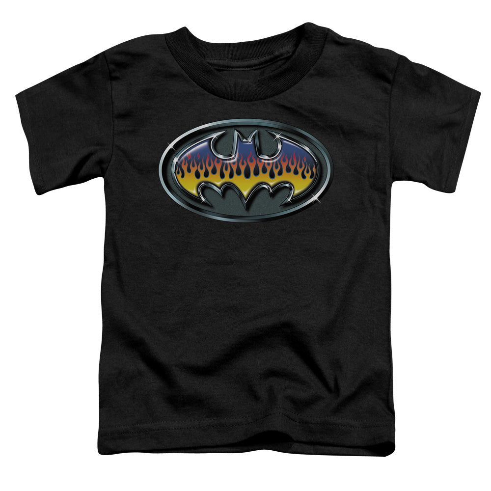 Batman - Hot Rod Shield - Short Sleeve Toddler Tee - Black T-shirt