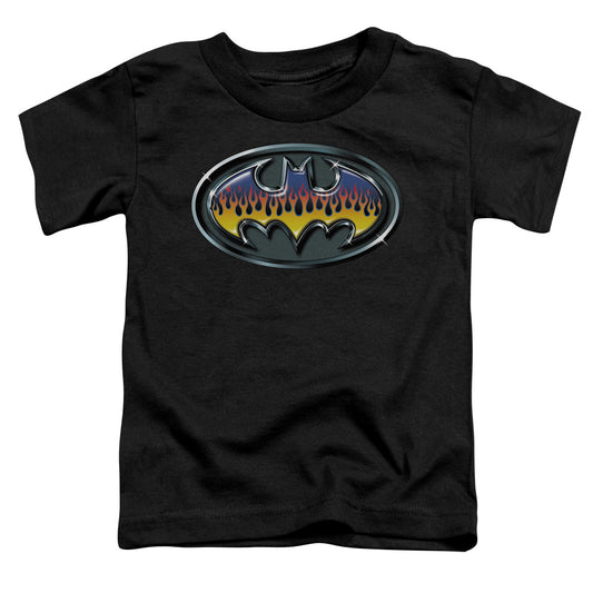 Batman - Hot Rod Shield - Short Sleeve Toddler Tee - Black T-shirt