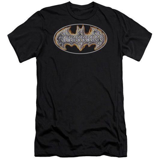 Batman - Steel Fire Shield-premuim Canvas Adult Slim Fit 30/1 - Black