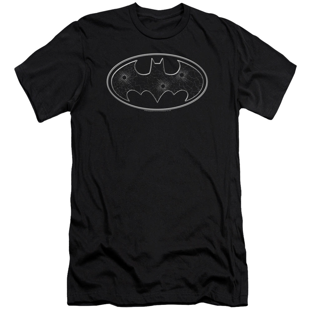 Batman - Glass Hole Logo-premuim Canvas Adult Slim Fit 30/1 - Black