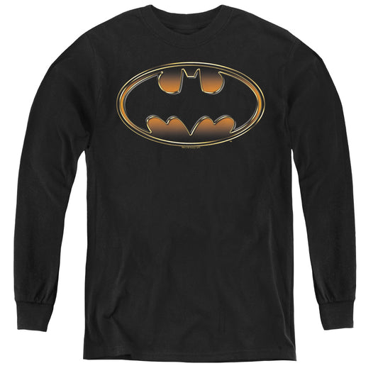 Batman Black & Gold Embossed-youth Long