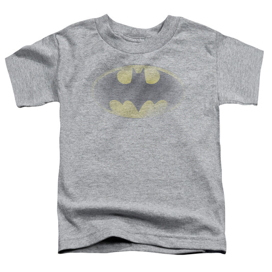 Batman - Faded Logo - Short Sleeve Toddler Tee - Athletic Heather T-shirt