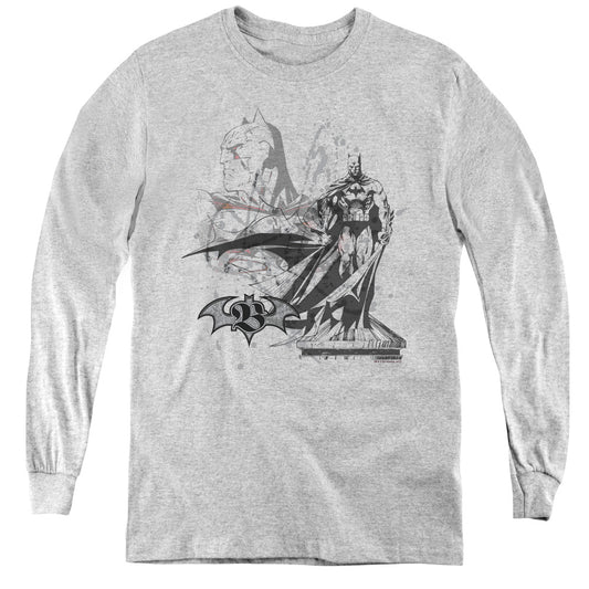 Batman - Overseer - Youth Long Sleeve Tee - White