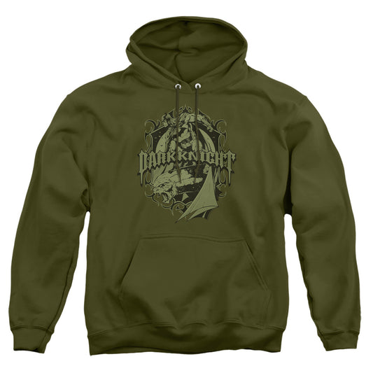Batman - Ready To Strike - Adult Pull-over Hoodie - Military Green