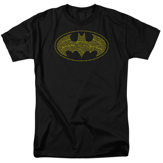 Batman - Type Logo - Short Sleeve Adult 18/1 - Black T-shirt