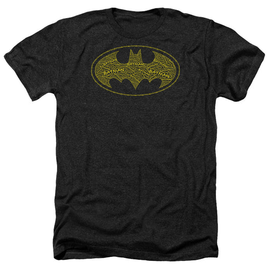 Batman - Type Logo - Adult Heather-black
