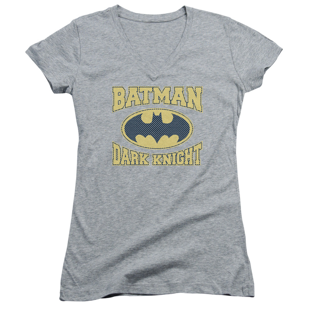 Batman - Dark Knight Jersey - Junior V-neck - Athletic Heather