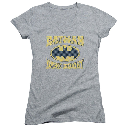 Batman - Dark Knight Jersey - Junior V-neck - Athletic Heather
