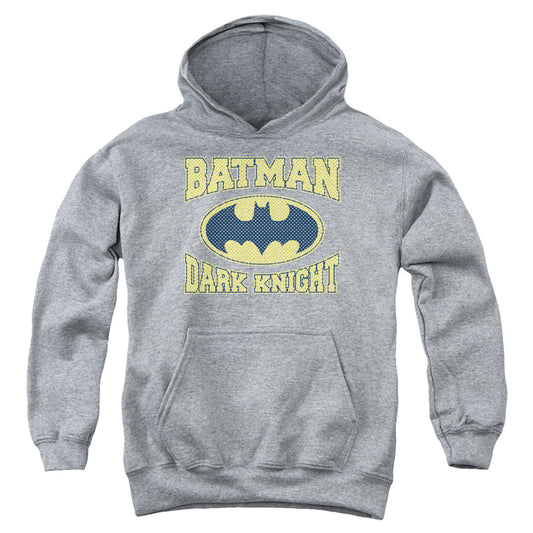 Batman - Dark Knight Jersey - Youth Pull-over Hoodie - Heather