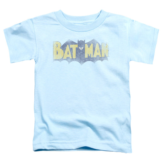 BATMAN VINTAGE LOGO - S/S TODDLER TEE - LIGHT BLUE - T-Shirt